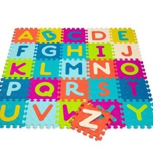Lightly used ABC’s Foam Tiles